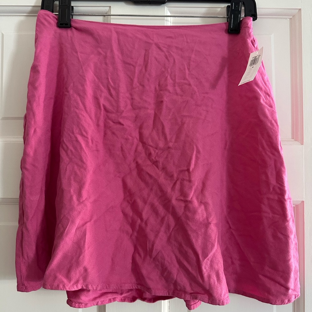 Old Navy Bright Pink Skater Skirt